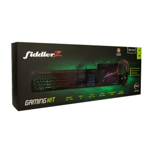 Kit Gamer Teclado + Mouse + Mouse Pad y Audífonos Fiddler Z