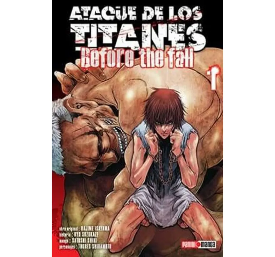 Manga Ataque de los Titanes: Before the Fall 1