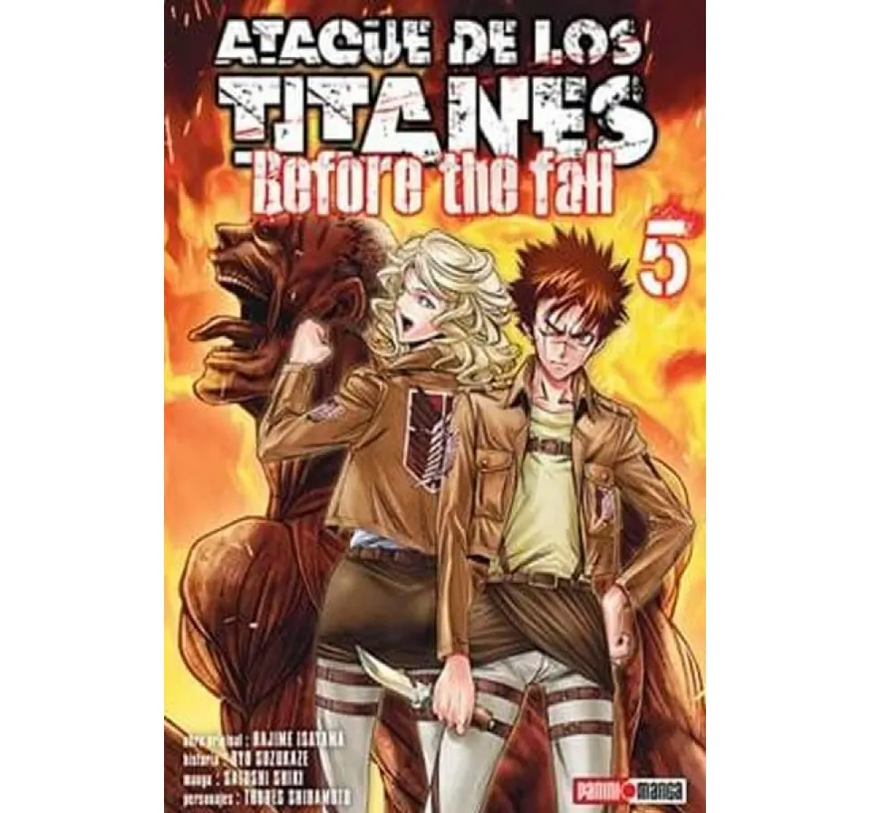 Manga Ataque de los Titanes: Before the Fall 5
