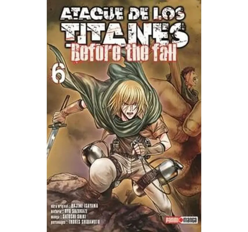 Manga Ataque de los Titanes: Before the Fall 6
