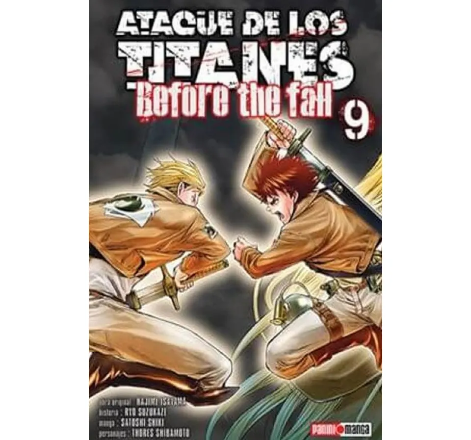 Manga Ataque de los Titanes: Before the Fall 9