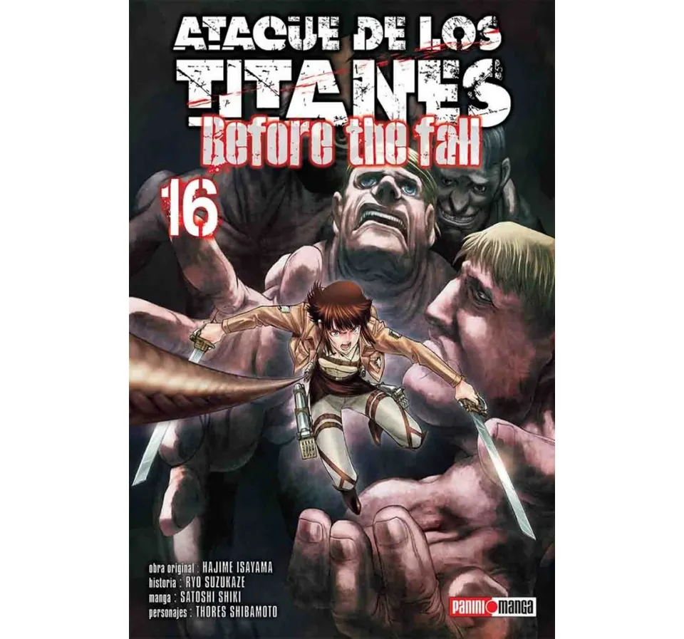 Manga Ataque de los Titanes: Before the Fall 16