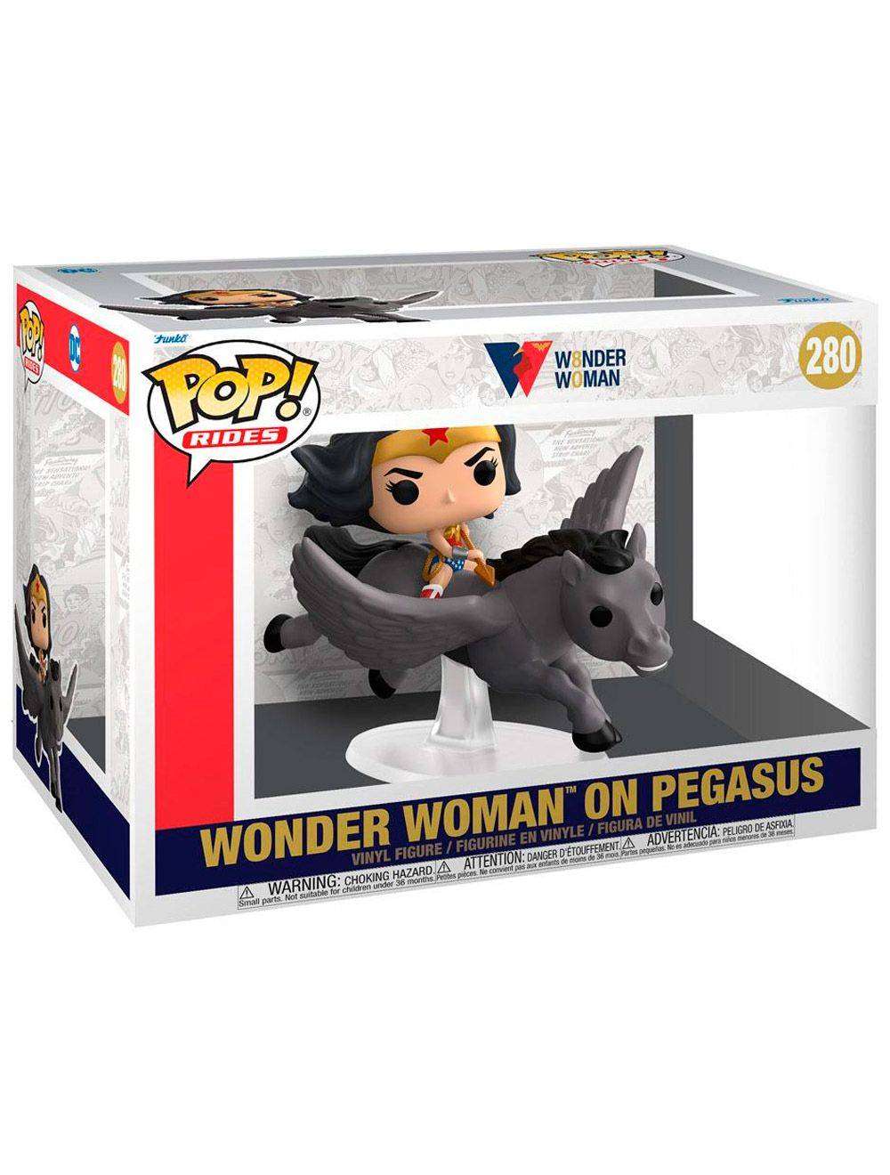 Funko Pop Ride Super Deluxe: WW 80th - Wonder Woman on Pegasus 280