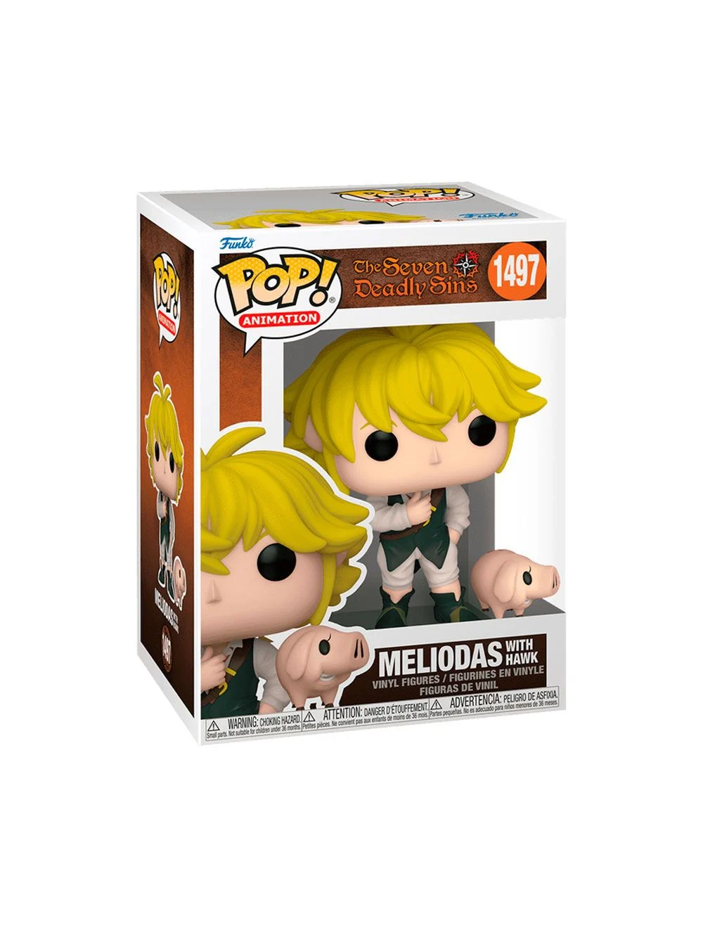 Funko Pop Seven Deadly Sins - Meliodas y Hawk 1497