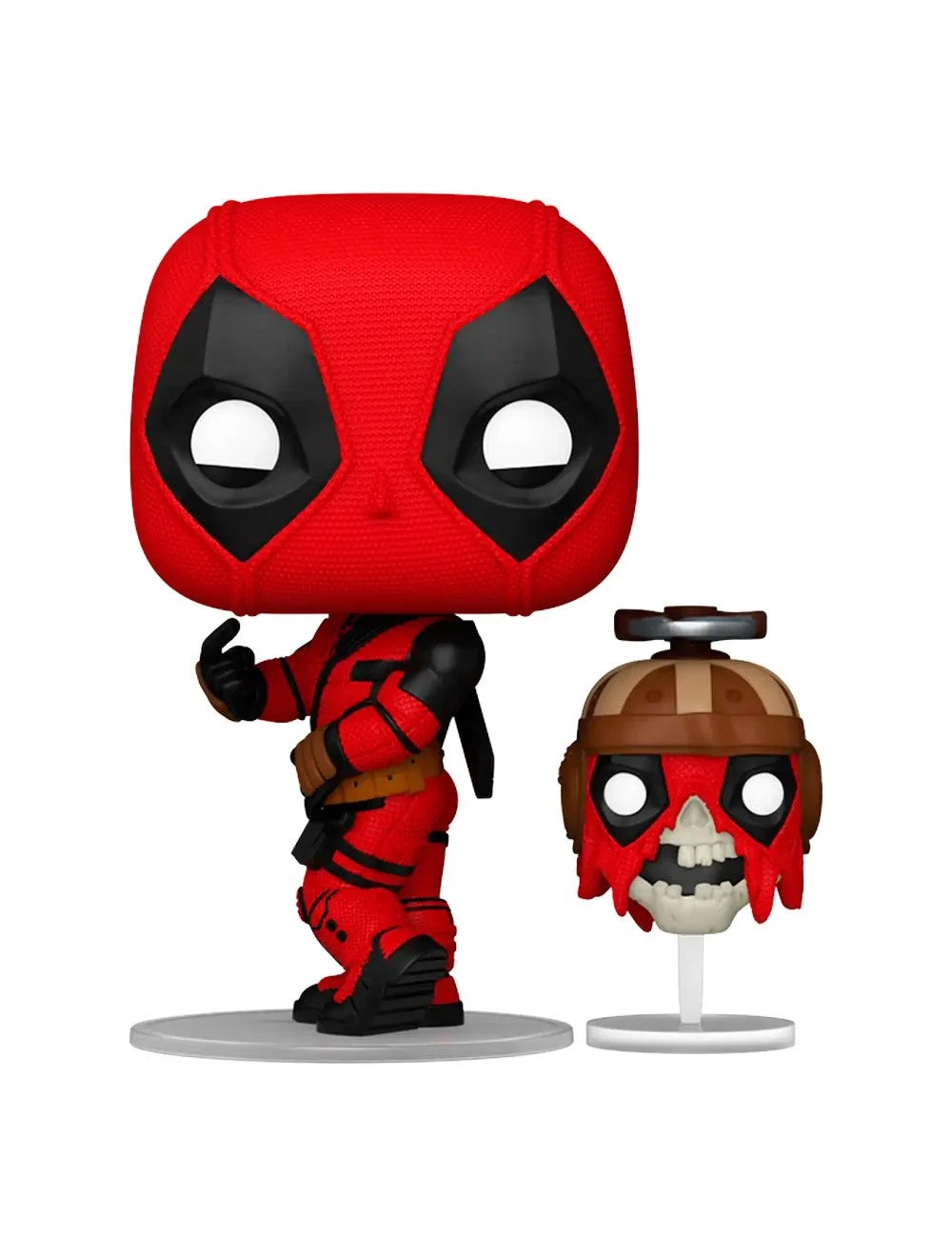 Funko Pop Deadpool & Wolverine - Deadpool with Headpool 1400 - Imagen 2