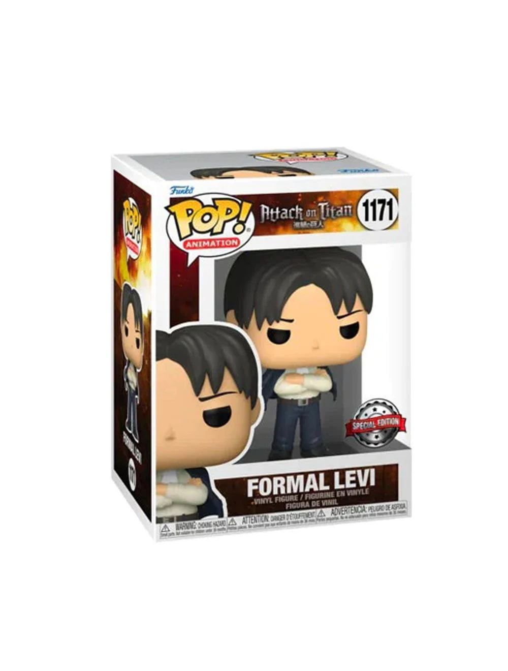 Funko Pop Animation Attack On Titan Formal Levi #1171