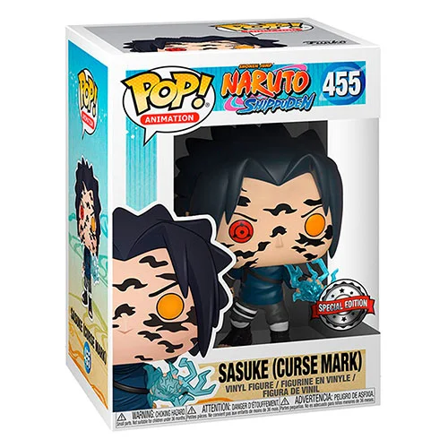 Funko Pop Naruto Shippuden - Sasuke (Curse Mark) 455